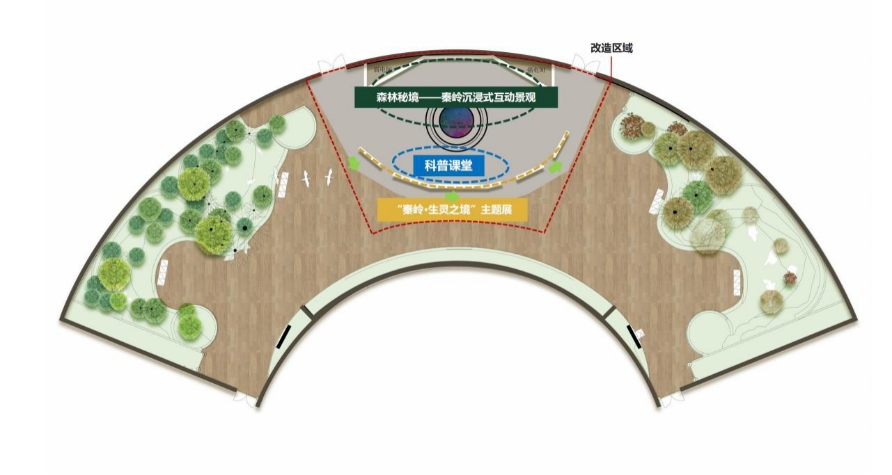 陕西自然博物馆神奇秦岭展厅沙盘改造有序进行