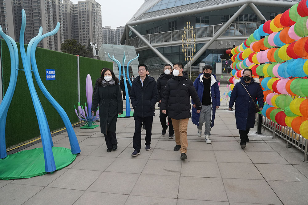 西安市雁塔区副区长聂虎一行到陕西自然博物馆开展春节前旅游安全检查