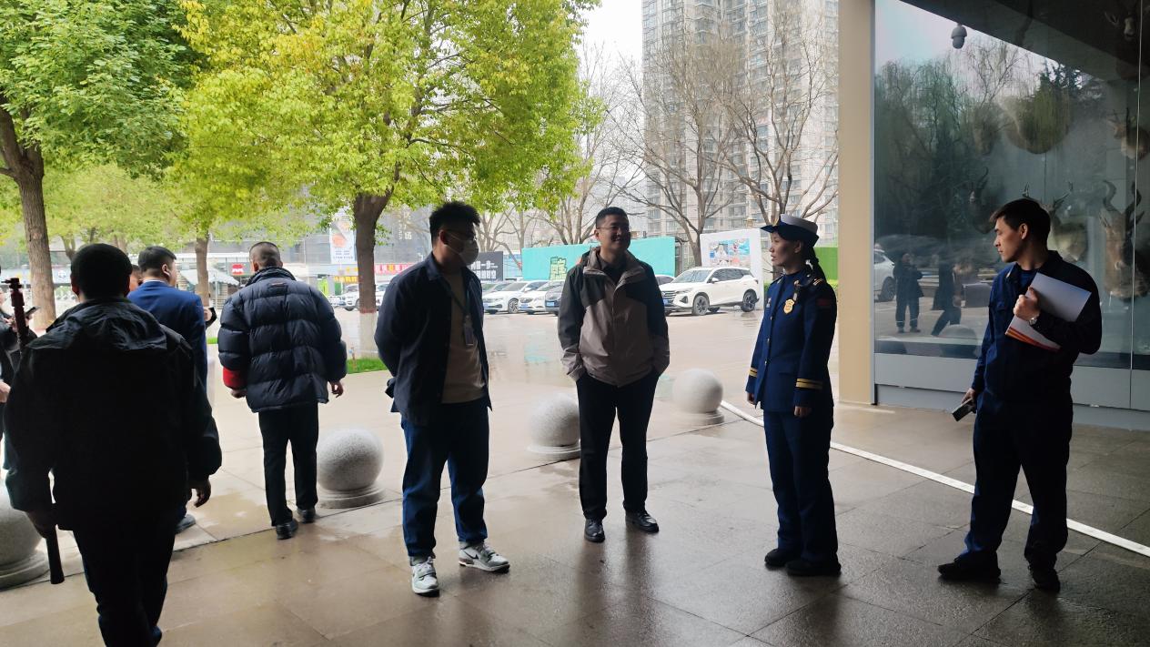 雁塔区消防大队到陕西自然博物馆开展双随机联合消防安全检查工作