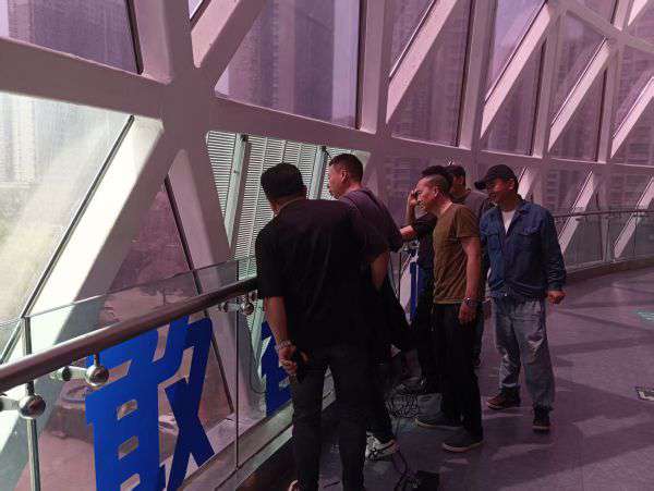 陕西自然博物馆开展建筑照明效果测试